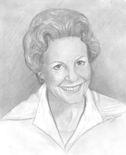 drawing from photo of a woman